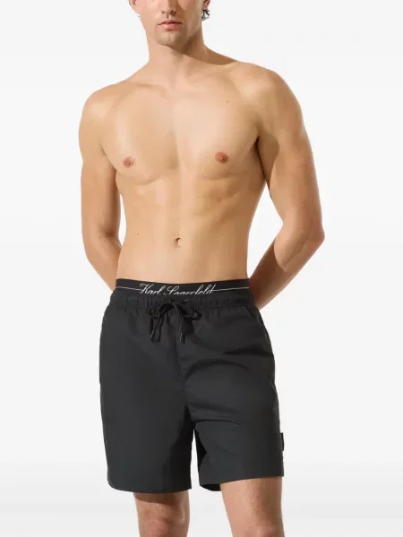 Slip de baie Karl Lagerfeld negru