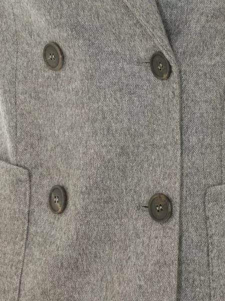 Geacă Max Mara cu două rânduri de nasturi gri