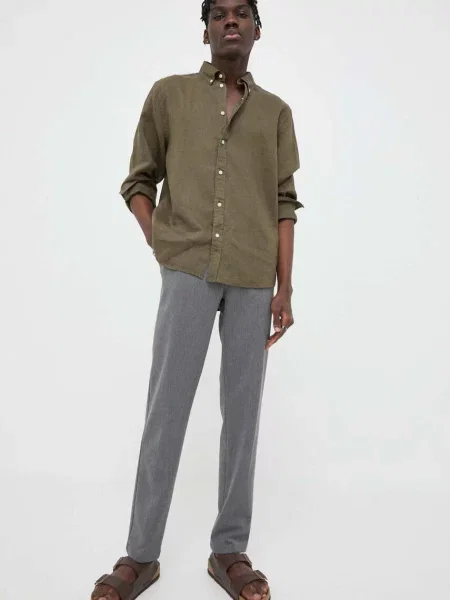 Les Deux pantaloni gri