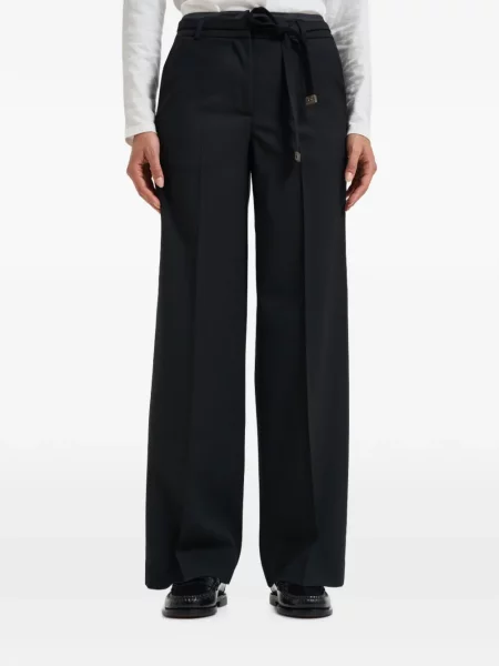 Cu centură pantaloni Peserico negru