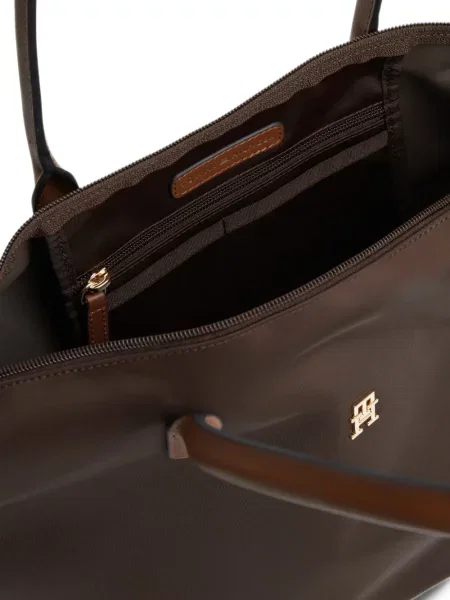 Geantă shopper Tommy Hilfiger maro