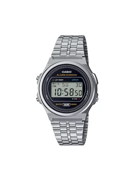 Pολόι Casio ασημί