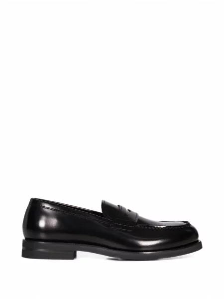 Pantofi loafer Henderson Baracco din piele negru
