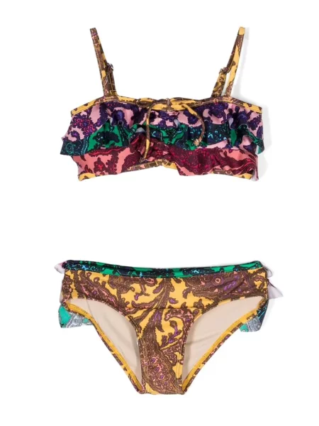 Bikini dziecięce Zimmermann brązowe