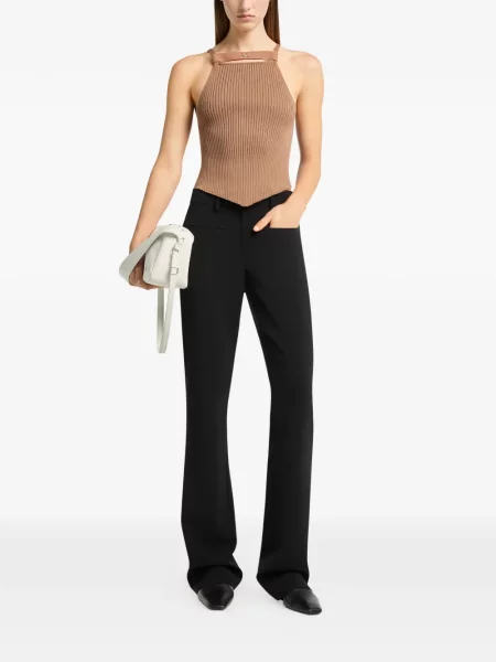 Top Courreges tricotate asimetric