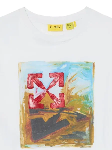 Koszulka dziecięca Off-white biała
