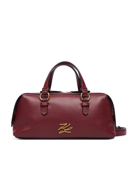 KARL LAGERFELD Ročna torba Bordo rdeča
