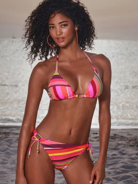 BRUNO BANANI Bikiny citrónová / oranžová / koralová / ružová žltá