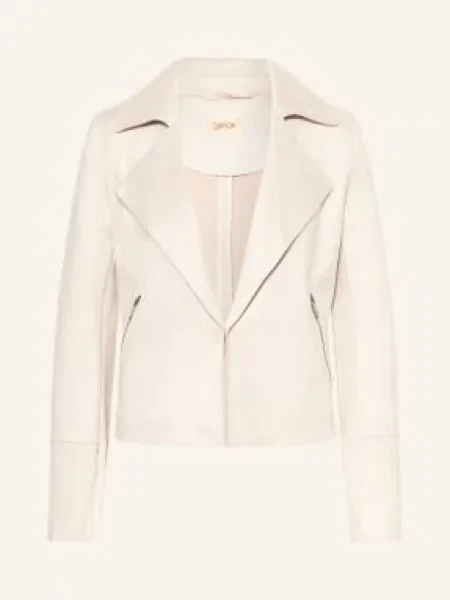 Cartoon Kurtka Imitująca Skórę grau