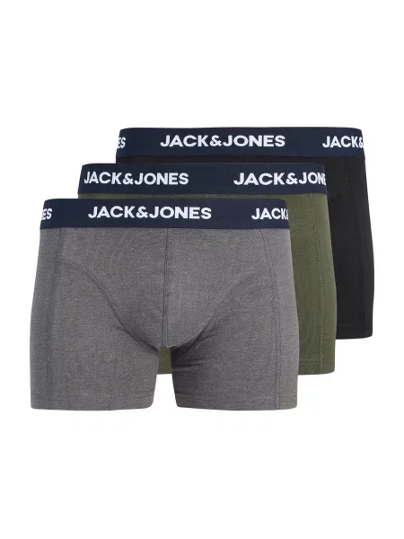 JACK & JONES Boxeri JACLAMP maro amestecat / oliv negru