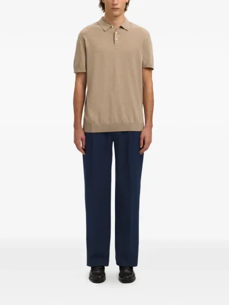 Pantaloni Selected plisate albastru
