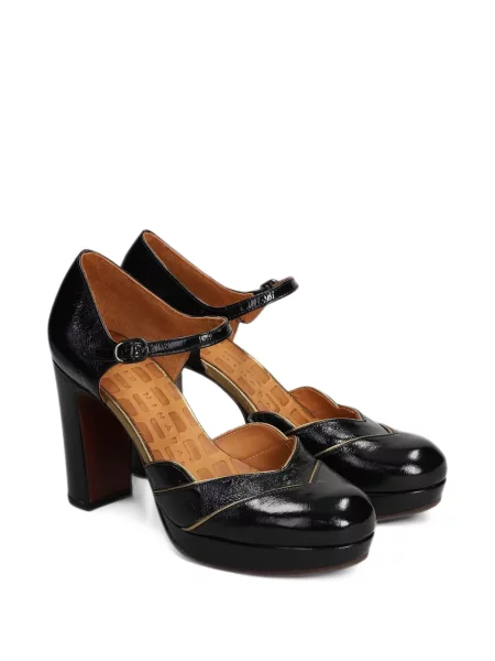 Pantofi cu toc Chie Mihara cu platformă negru