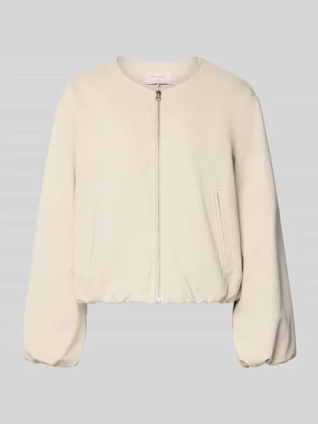 Kurtka o kroju slim fit z dodatkiem model ‘Nanni’ Free/quent beżowa