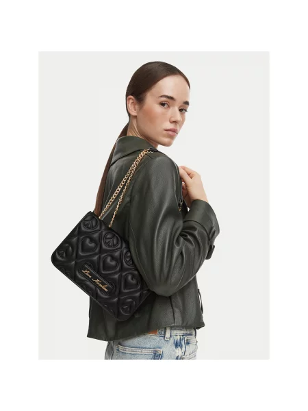 Love Moschino torba za žene od imitacije kože crna