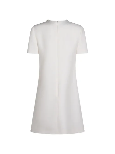 Rochie mini Valentino Garavani cu funde de costum alb