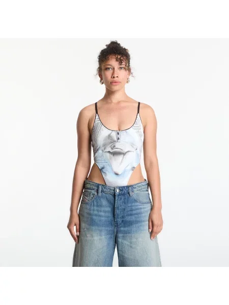 Tílko Diesel Tank Top Grey Melange M šedé