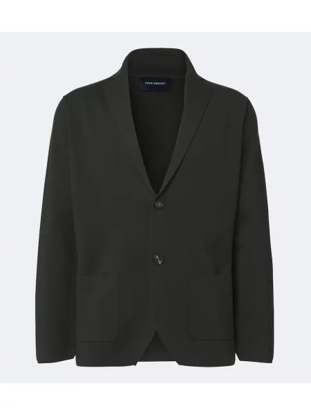 Sacou Thom Sweeney de lână verde