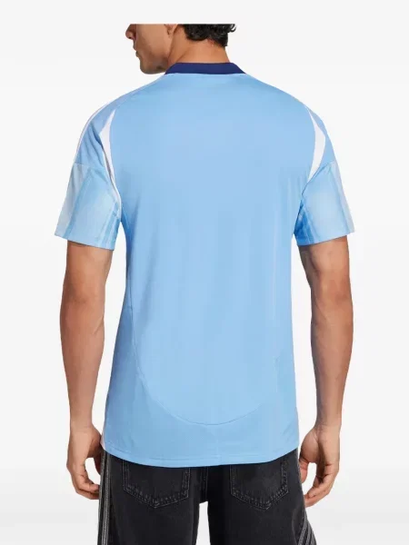 Sală de gimnastică tricou Adidas din jerseu cu model camuflaj alb