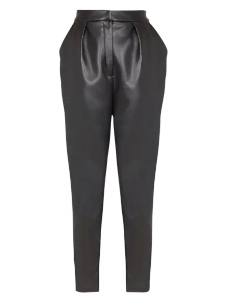 Pantaloni Balmain plisate negru