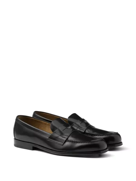 Pantofi loafer Prada din piele negru