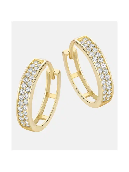 DIAMANT LETERNEL Cercei Ohrringe aus Gelbgold auriu