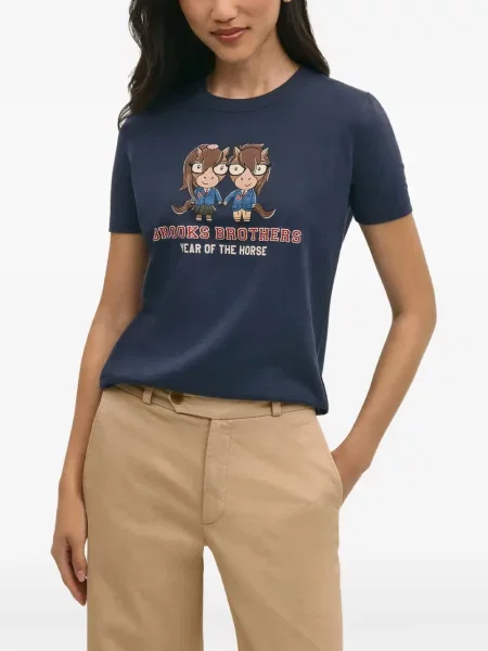 Tricou Brooks Brothers albastru
