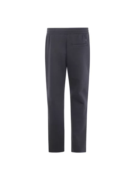 Spodnie dresowe Emporio Armani z kapturem szare
