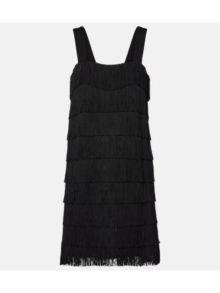 Rochie Dorothee Schumacher cu franjuri negru