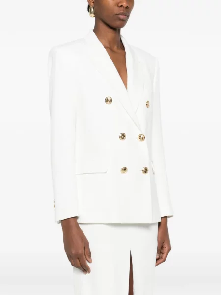 Sacou Elisabetta Franchi alb