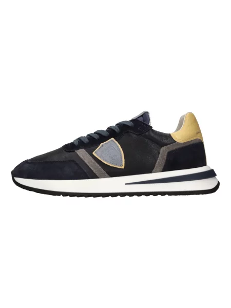 Buty do biegania Philippe Model zamszowe do biegania niebieskie