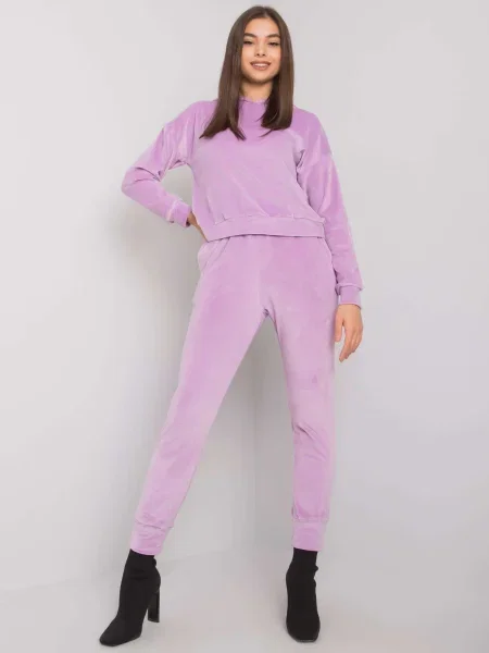 Sportski komplet Fashionhunters ljubičasta