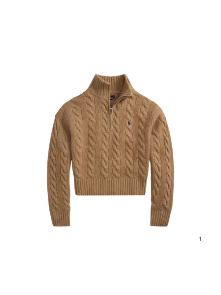 Polo Ralph Lauren sweter wełniany brązowy
