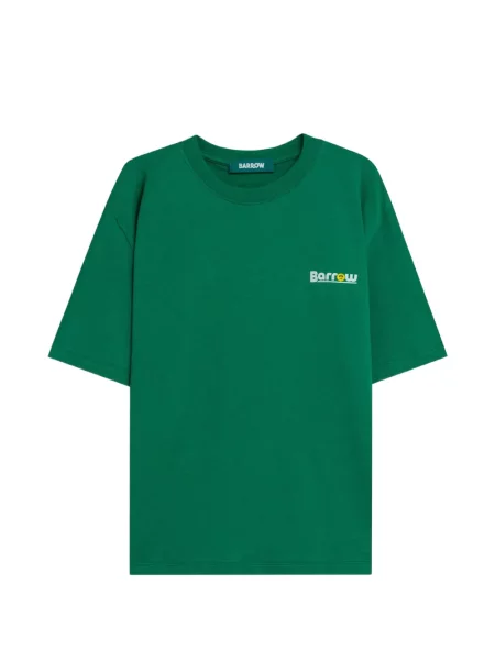 Tricou Barrow cu decolteu rotund verde