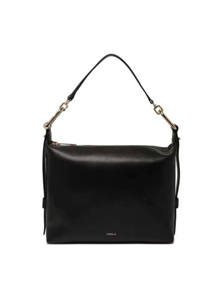 Torebka skórzana Furla skórzana czarna