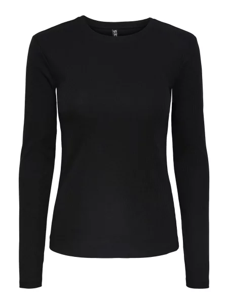 PIECES Tricou RUKA' negru