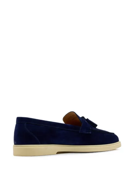 Pantofi loafer Magnanni din piele de căprioară albastru