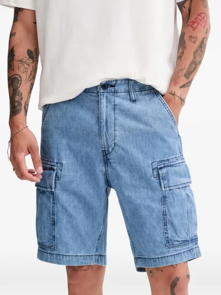 Pulover Levi's® cu autograf cu cordon cu 5 buzunare alb
