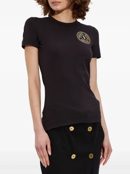 Тениска Versace Jeans Couture черно