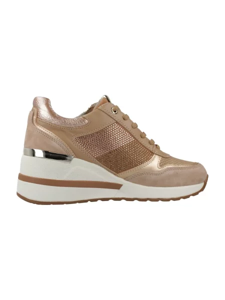 Pantofi Stonefly din piele de căprioară roz