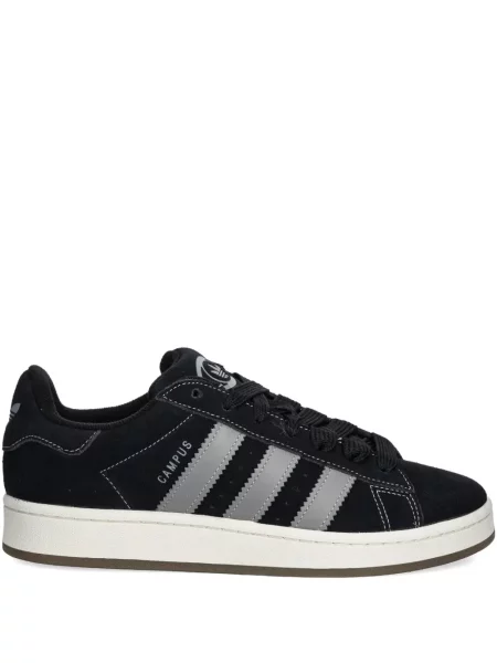 Sneakerși Adidas Campus cu dungi plasă gri