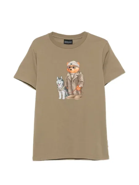 Tricou Baron Filou cu imagine verde
