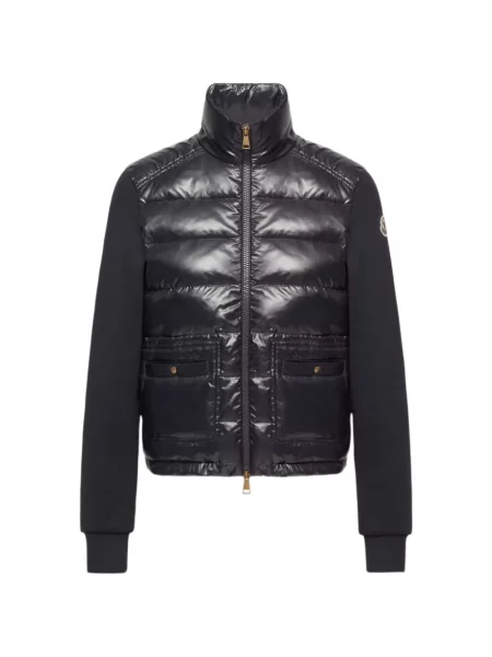 Matlasat geacă Moncler albastru