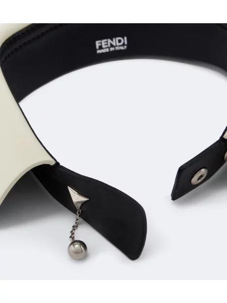 Náhrdelník Fendi biela