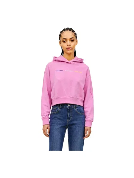 Bluza Tommy Jeans różowa