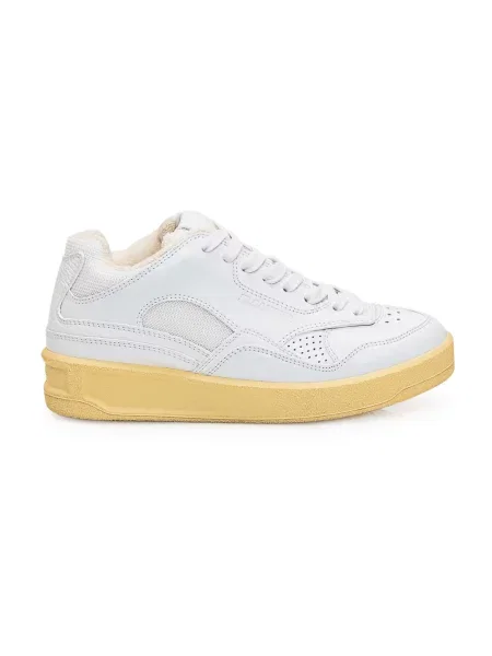 Sneakersy Jil Sander skórzane białe