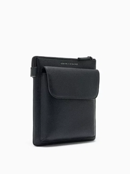 Armani Exchange Мессенджер чорний