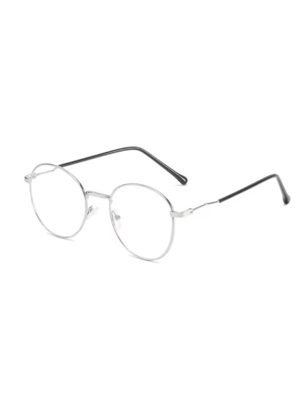 VEYREY Sončna očala VeyRey Blaulicht blockierende Brille Deug Oválné Klar gläser Silber srebrna