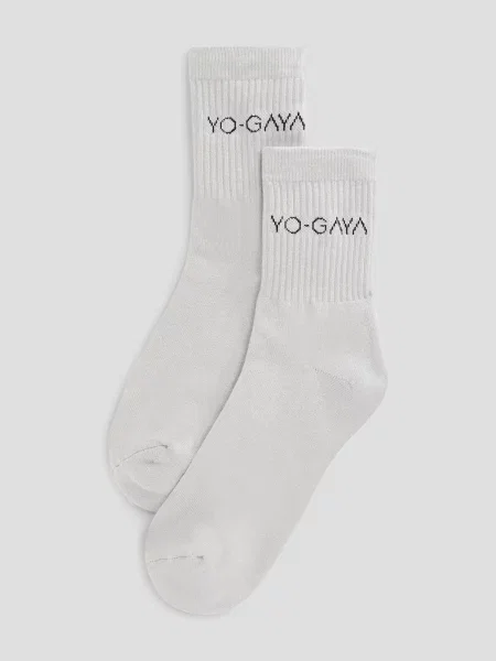 YO-GAYA Športové ponožky Socks' sivá