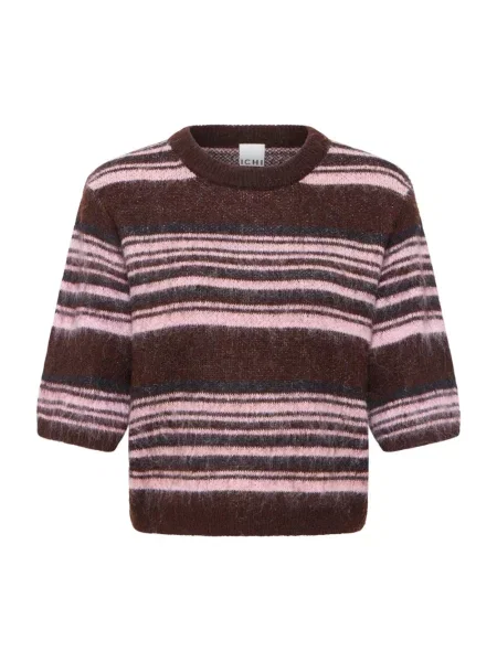 Dzianinowy sweter Ichi brązowy