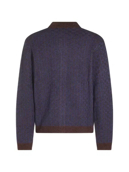 Cardigan Nn07 în carouri violet